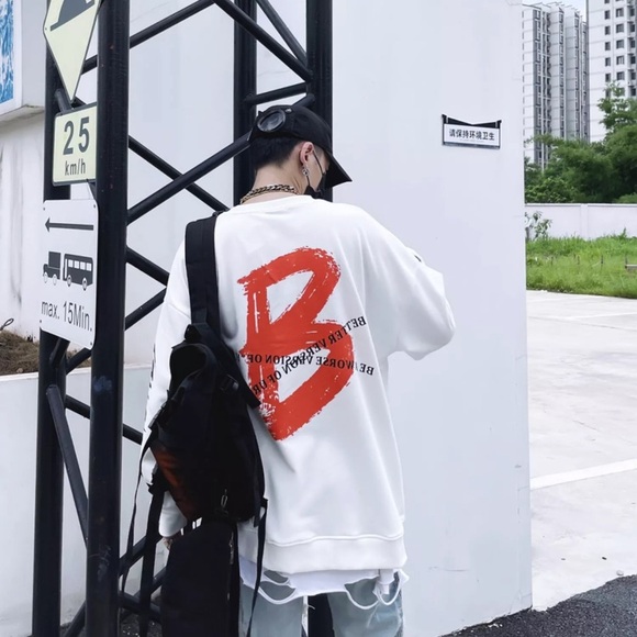 5/$25 Sails Garments Sweater Sweatshirt Graffiti Streetwear Retro Hip Hop XL - Picture 3 of 4